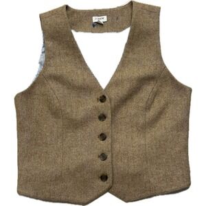 Women's Wool Button Up Vest Size 6